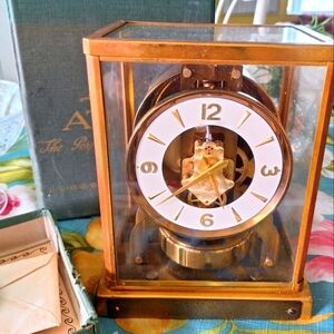 Atmos Clock Jaeger Lecoultre Gold 1958
